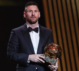 Lionel Messi conquista a 8ª Bola de Ouro e Vinicius Júnior é premiado por ações sociais no futebol