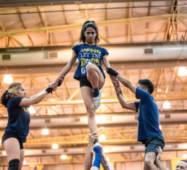 Cheerleading conquista público com estreia arrebatadora nos JUBs em Santa Catarina