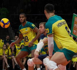 Brasil conquista vaga olímpica no vôlei masculino em emocionante partida contra a Itália