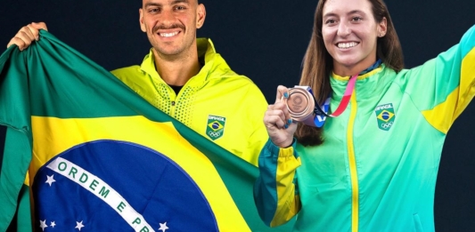 Nadador e tenista brasileiros serão portadores da bandeira na abertura do Pan de Santiago