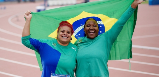 Atletismo brasileiro faz dobradinha de ouro e prata no lançamento de disco feminino nos Jogos Pan-Americanos de Santiago