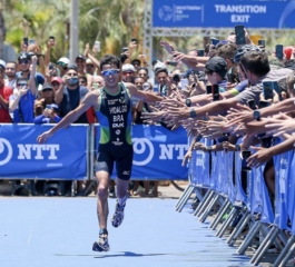 Surpreendente! Miguel Hidalgo conquista o ouro no retorno do Brasil ao circuito mundial de triatlo